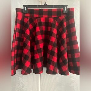 XL Urban Coco Plaid Skirt